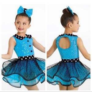 ⭐️HOST PICK⭐️ Weissman Tap Jazz 50’s Dance Costume Medium Child